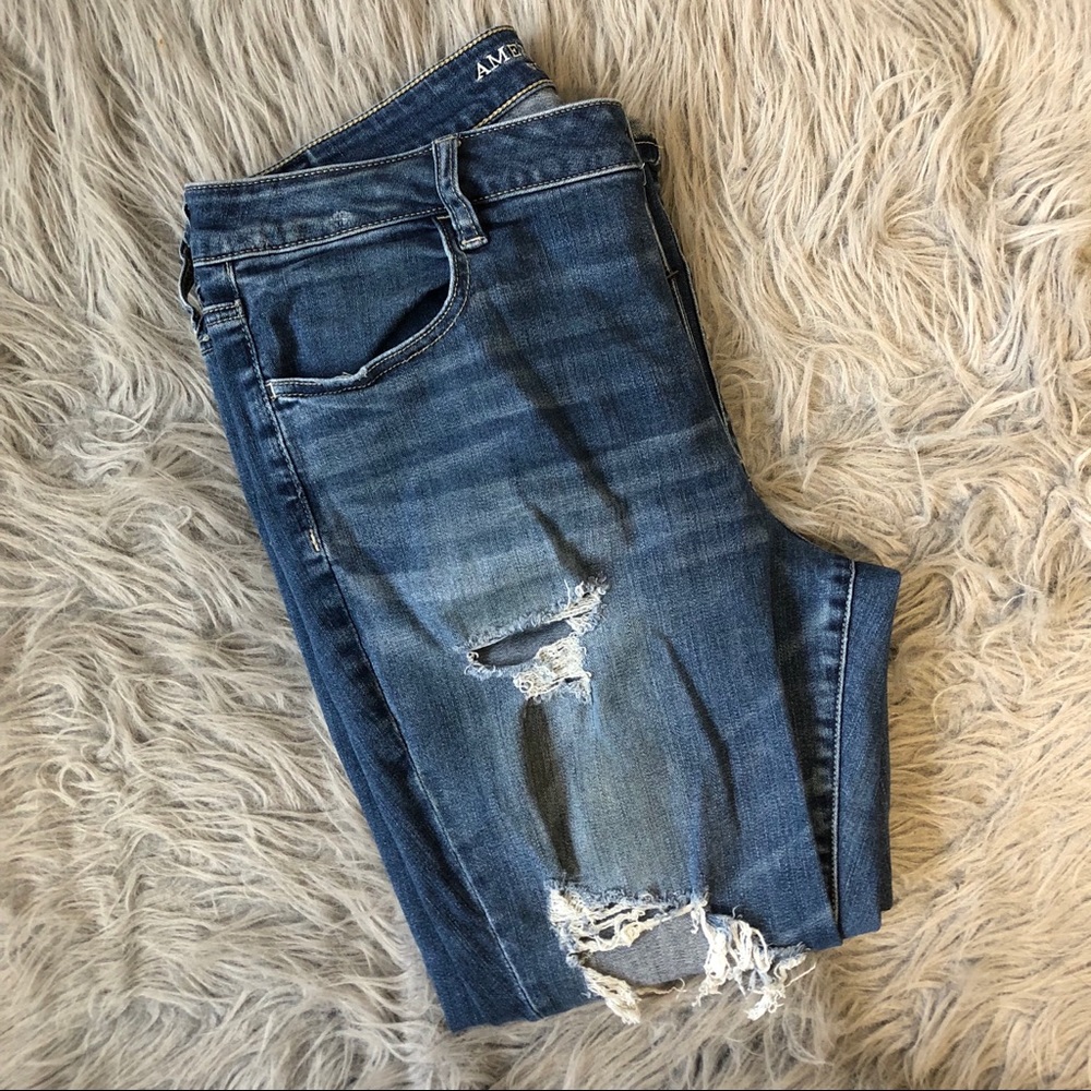 Ripped American Eagle Jeans